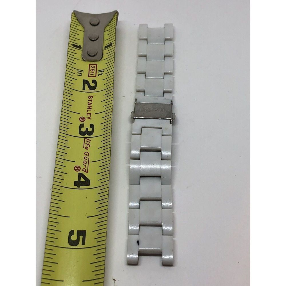 Fossil Watch Parts Full Bands No Pins Stainless Steel Links 18mm A978